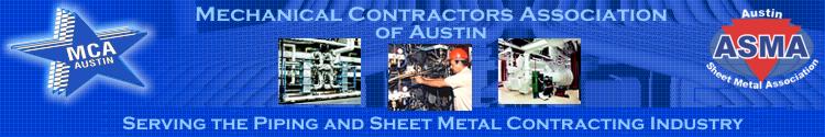 MCA of Austin, Inc., Texas Heating, Ventilating, Air Conditioning, Plumbing, Process Piping, and HVAC related sheet metal